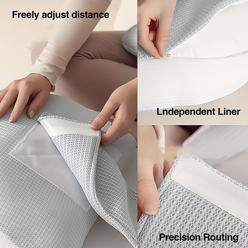 Adjustable Pregnancy Pillow | Ergonomic Support for Side & Stomach Sleepers – Sleep Comfort, Maternity Care