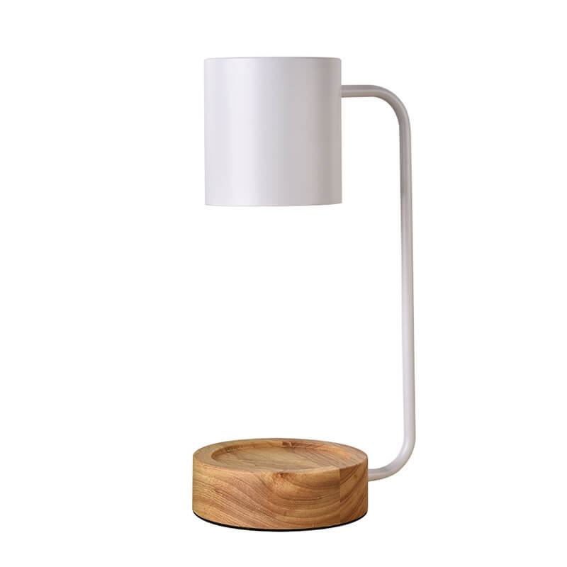 Japanese Minimalist Candle Warmer Lamp | Wooden Base Dimmable – Home Decor, Gift