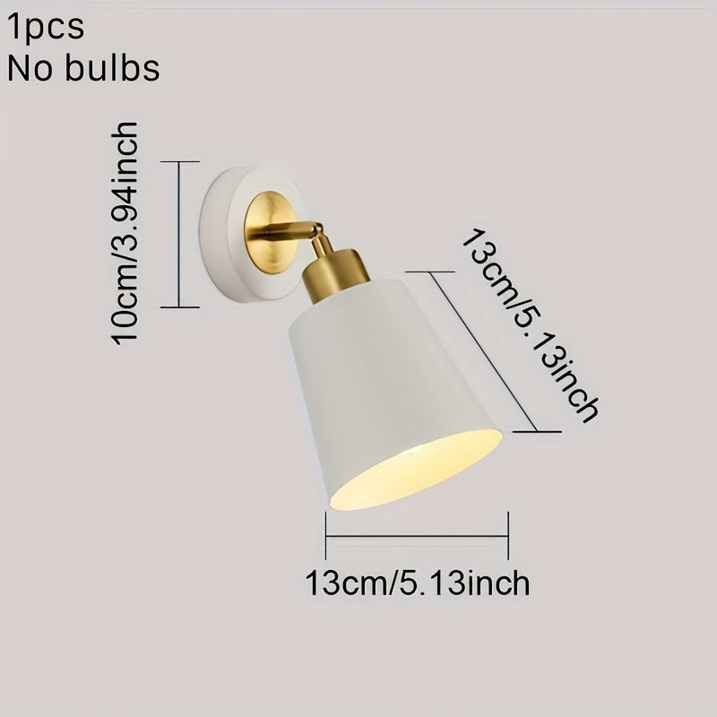 Modern Metal Wall Sconce Light | Adjustable Design – Bedroom, Living Room