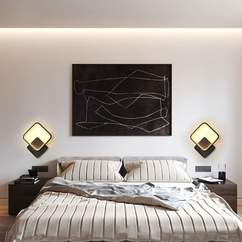 Modern Square LED Wall Lamp | Minimalist Design – Home Lighting, Gift