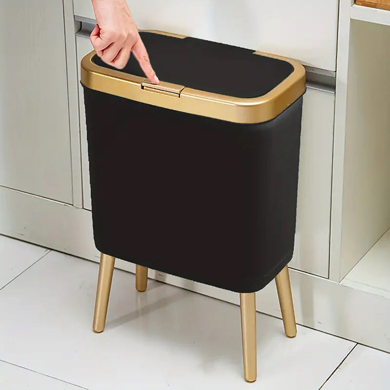15L Odour-Sealing Trash Can with Elevated Legs – Kitchen, Bathroom