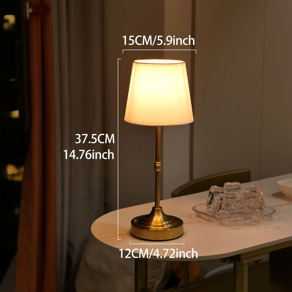 Dimmable Cordless Table Lamp | USB Rechargeable – Home Office, Gift