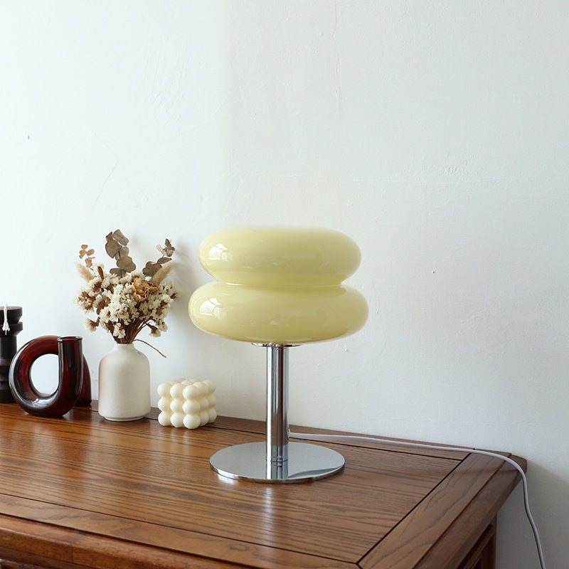 Italian Glass Table Lamp | Modern Retro Design – Home Decor, Accent Lighting