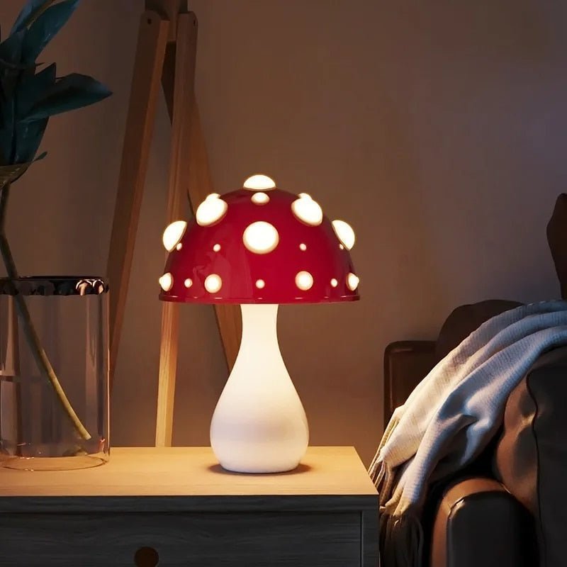 LED Mushroom Table Lamp | Modern Design – Home Decor, Gift Idea