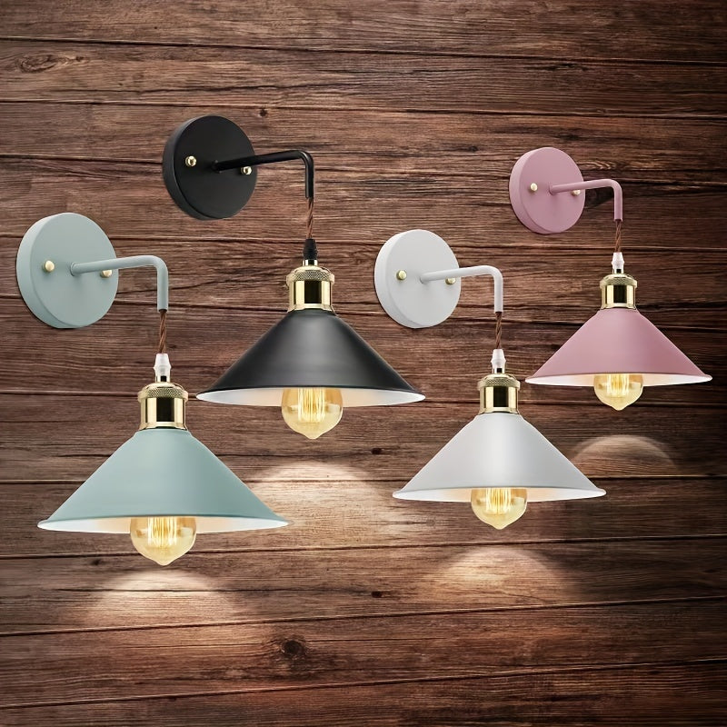 Modern Metal Wall Sconce | Industrial Oil-Rubbed Finish – Home Decor, Ambient Lighting