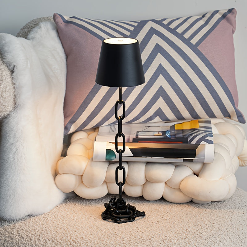 Modern Table Lamp | Rechargeable LED Light – Home Decor, Nightstand