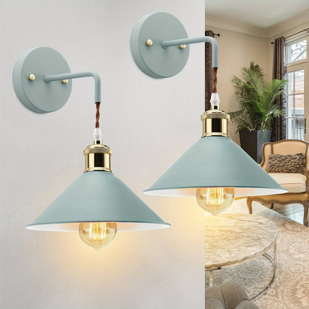 Modern Metal Wall Sconce | Industrial Oil-Rubbed Finish – Home Decor, Ambient Lighting