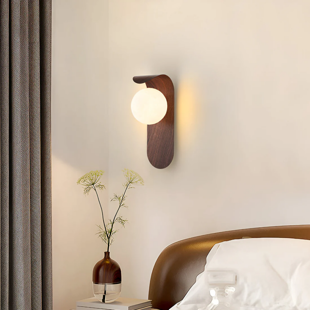 LED Wall Lamp | Minimalist Wooden Design – Home Decor, Modern Lighting