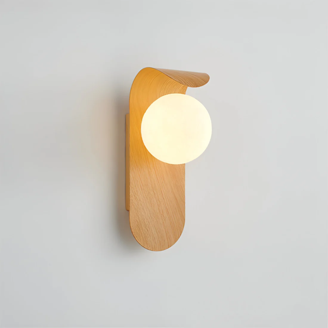 LED Wall Lamp | Minimalist Wooden Design – Home Decor, Modern Lighting