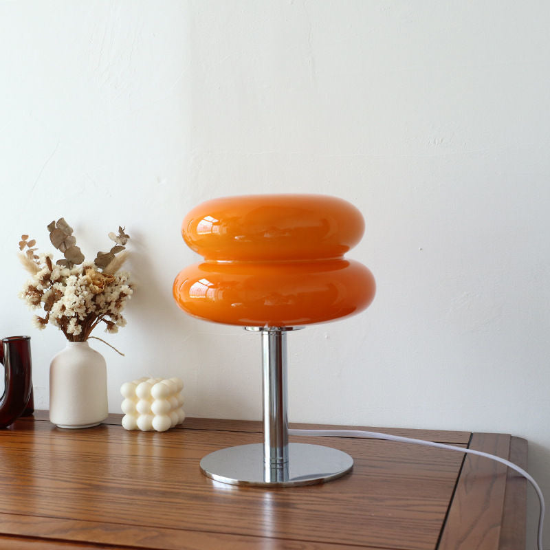 Italian Glass Table Lamp | Modern Retro Design – Home Decor, Accent Lighting