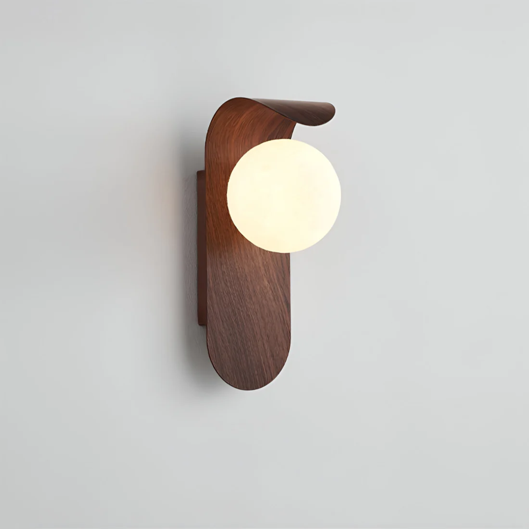 LED Wall Lamp | Minimalist Wooden Design – Home Decor, Modern Lighting