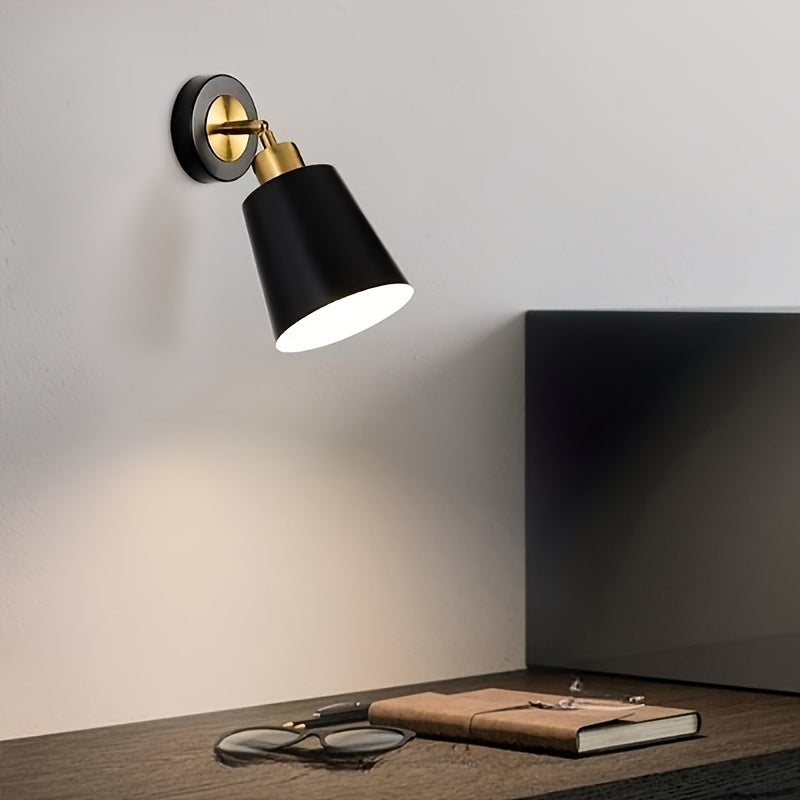 Modern Metal Wall Sconce Light | Adjustable Design – Bedroom, Living Room