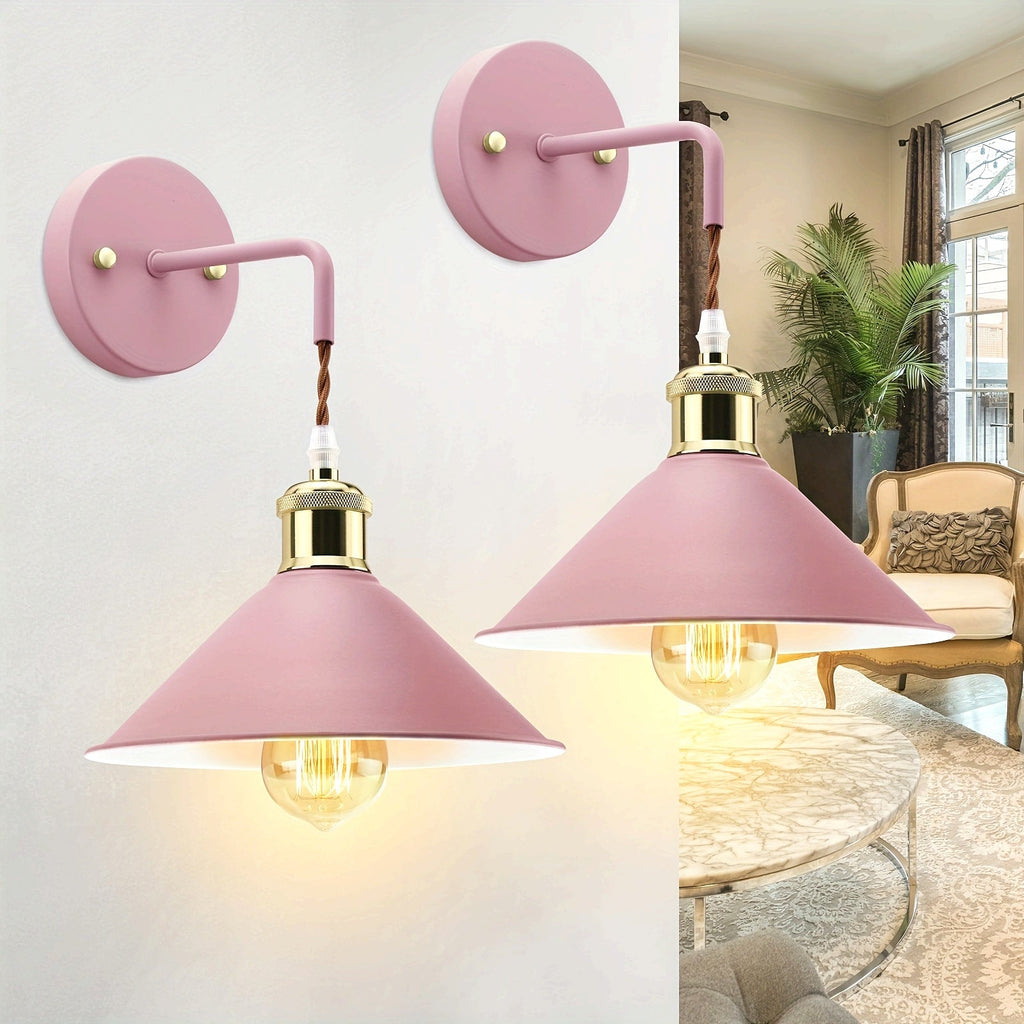 Modern Metal Wall Sconce | Industrial Oil-Rubbed Finish – Home Decor, Ambient Lighting