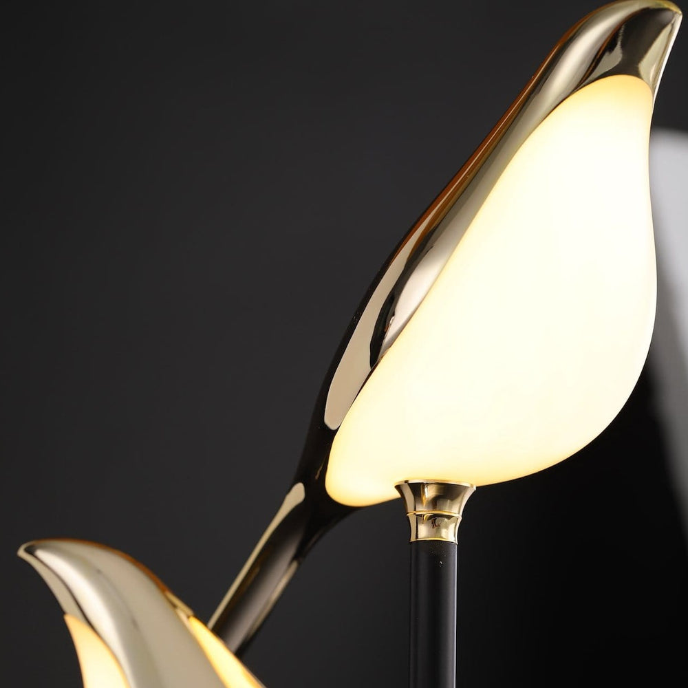 Golden Wall Lamp | Modern LED Sconce – Home Decor, Ambient Lighting