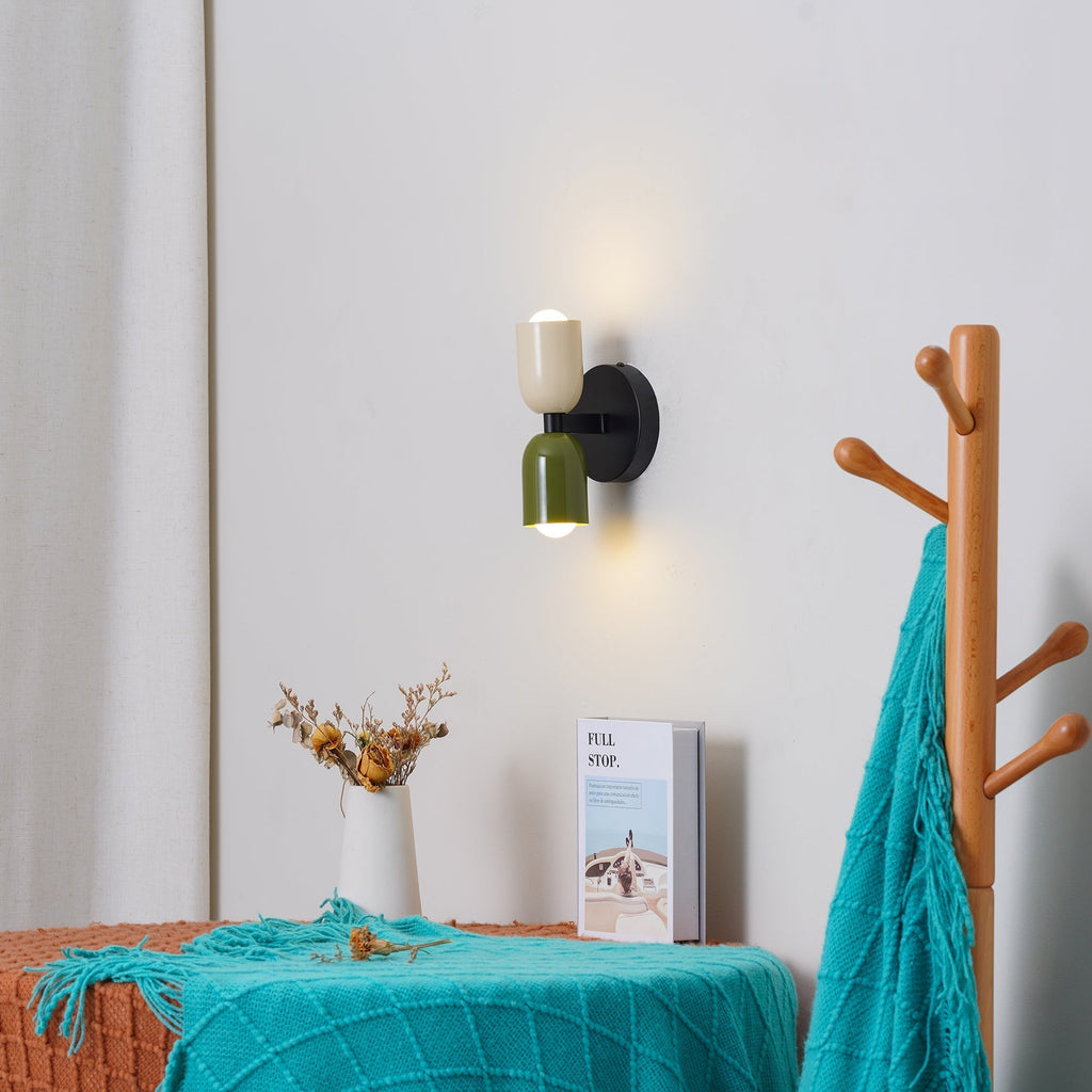 Nordic Wall Lamp | Colorful Macaron Design – Bedroom, Living Room