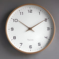 Nordic Wall Clock | Minimalist Wood Frame Design – Home Decor, Gift Idea