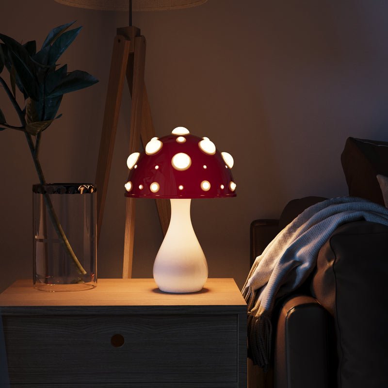 LED Mushroom Table Lamp | Modern Design – Home Decor, Gift Idea