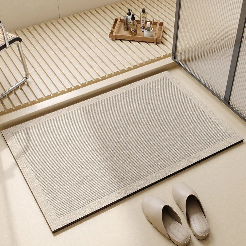 Super Absorbent Bath Mat | Quick-Dry Non-Slip – Bathroom, Home Decor