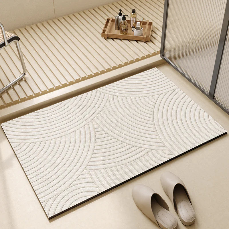 Super Absorbent Bath Mat | Quick-Dry Non-Slip – Bathroom, Home Decor