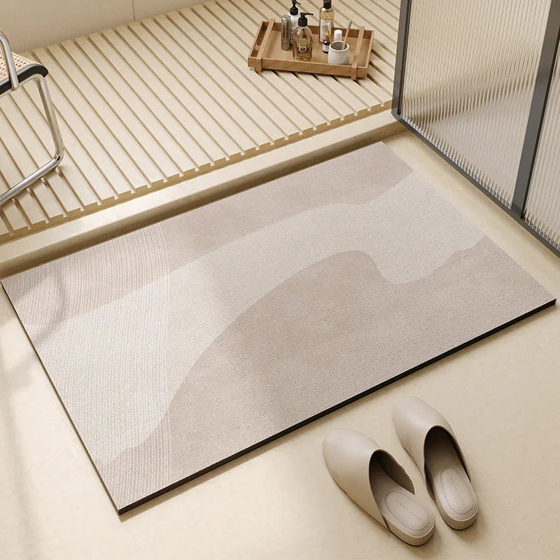 Super Absorbent Bath Mat | Quick-Dry Non-Slip – Bathroom, Home Decor