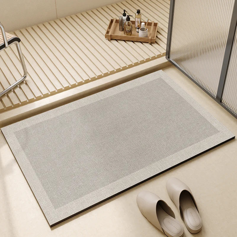 Super Absorbent Bath Mat | Quick-Dry Non-Slip – Bathroom, Home Decor