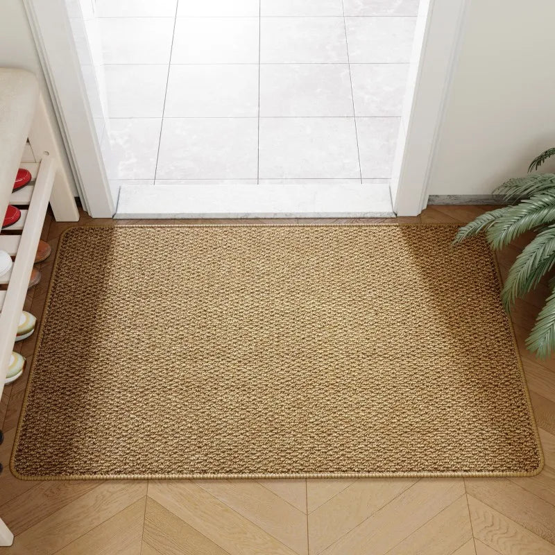 Faux Jute Outdoor Doormat | Durable Entrance Rug – Garden, Patio