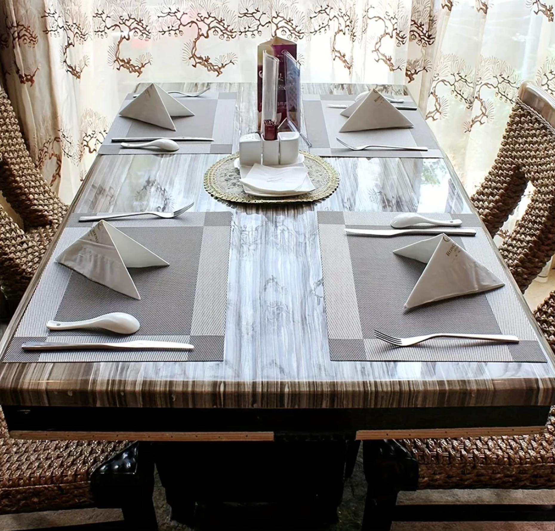 PlaciMat | Heat-Resistant PVC Placemats | Washable and Non-Slip Placemats