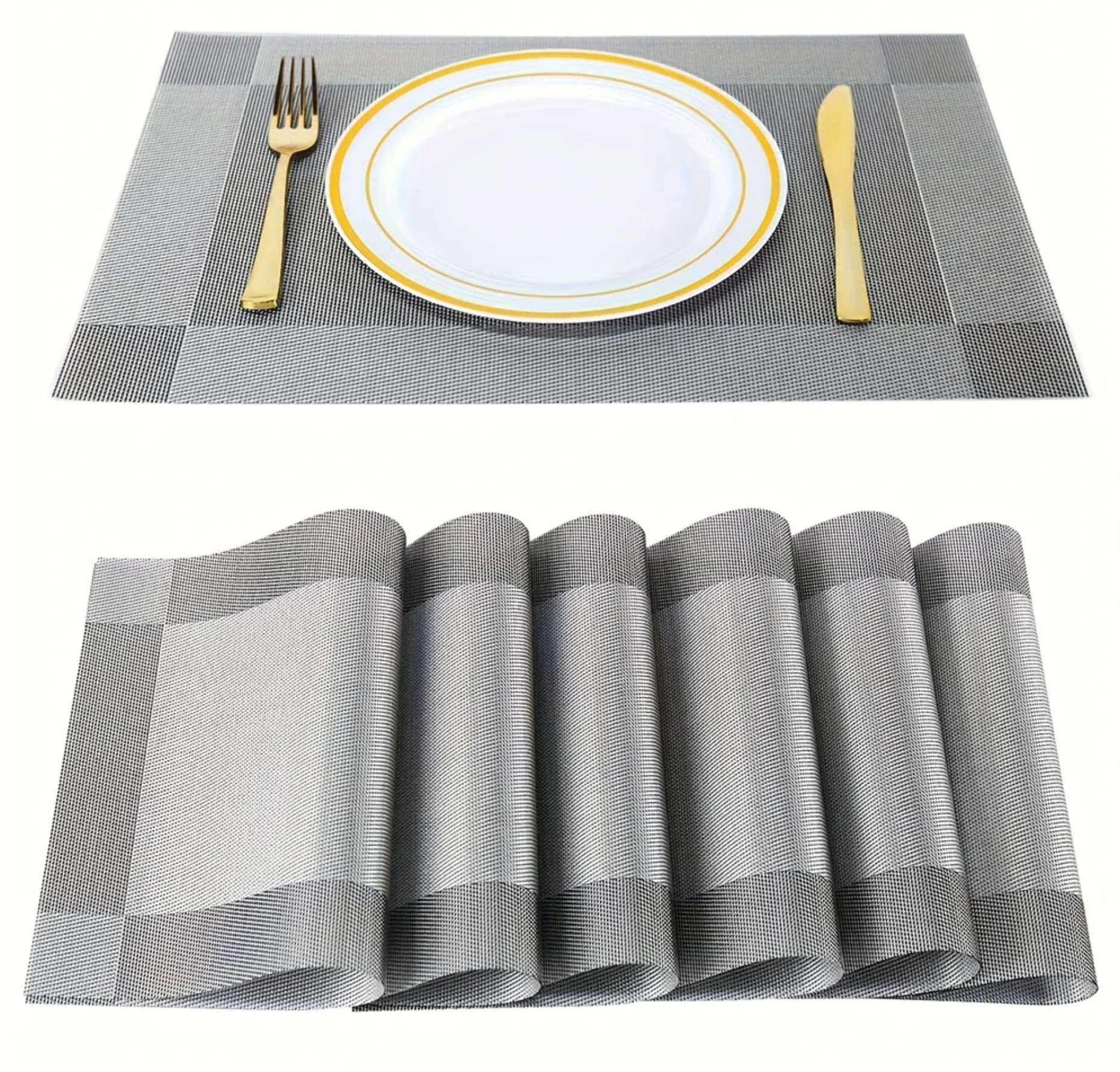 PlaciMat | Heat-Resistant PVC Placemats | Washable and Non-Slip Placemats