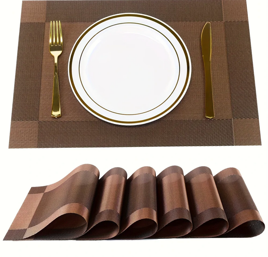 PlaciMat | Heat-Resistant PVC Placemats | Washable and Non-Slip Placemats