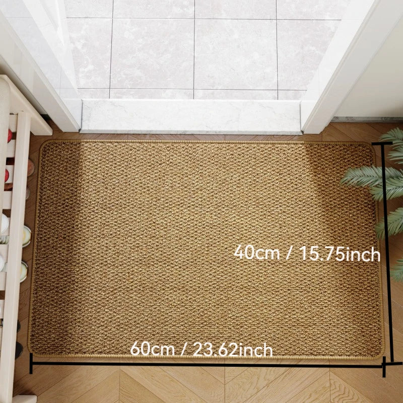 Faux Jute Outdoor Doormat | Durable Entrance Rug – Garden, Patio