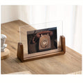 U-Shaped Acrylic & Wood Photo Frame | Modern Minimalist Display – Home Decor, Gift