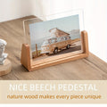 U-Shaped Acrylic & Wood Photo Frame | Modern Minimalist Display – Home Decor, Gift
