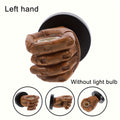 Industrial Hand Wall Lamp Resin E26 Sconce – Home Decor, Ambient Lighting