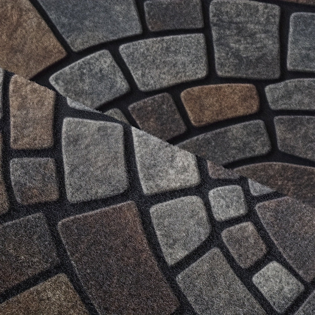 Half-Circle Mosaic Door Mat | Indoor & Outdoor Use – Home Decor, Entryway