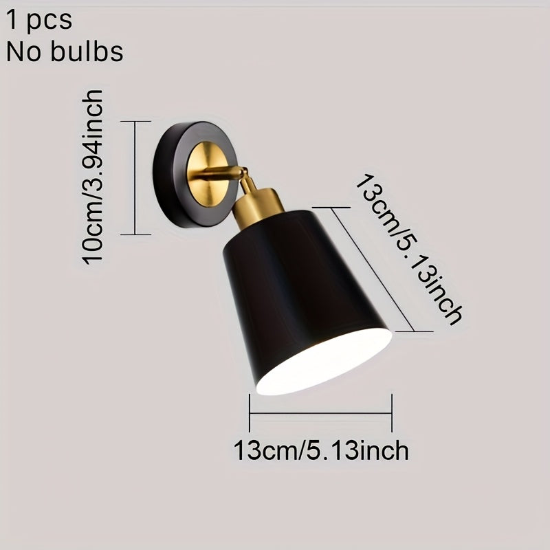 Modern Metal Wall Sconce Light | Adjustable Design – Bedroom, Living Room