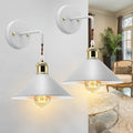 Modern Metal Wall Sconce | Industrial Oil-Rubbed Finish – Home Decor, Ambient Lighting