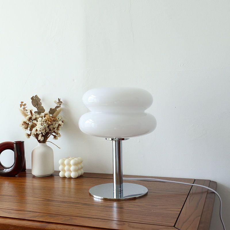 Italian Glass Table Lamp | Modern Retro Design – Home Decor, Accent Lighting
