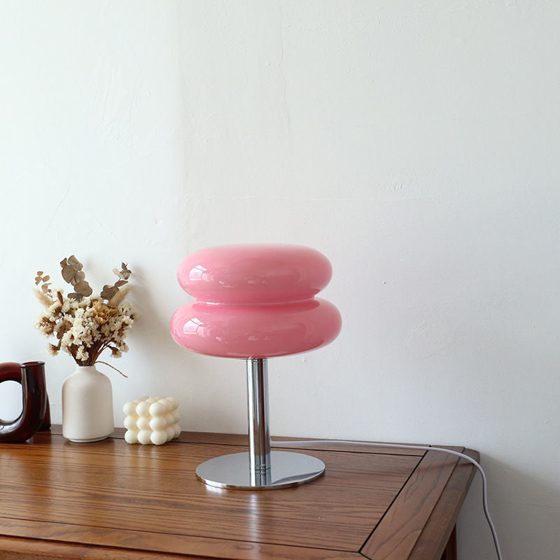 Italian Glass Table Lamp | Modern Retro Design – Home Decor, Accent Lighting